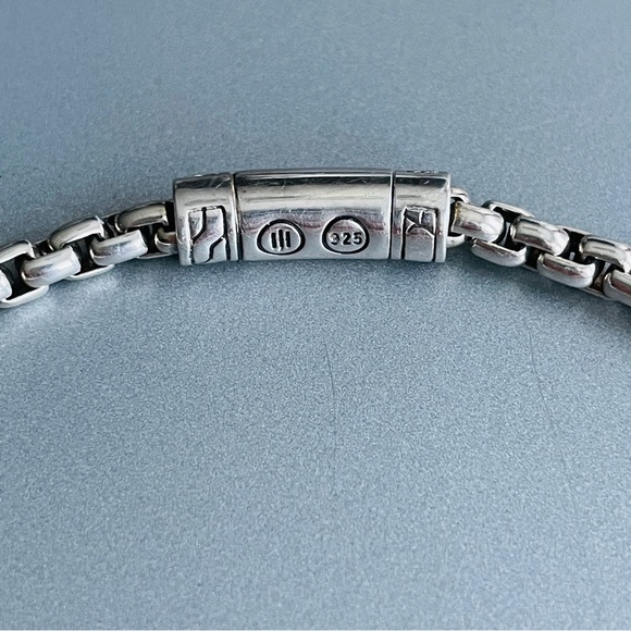 🎉Sold🎉 John Hardy Box Chain Sterling Silver Men’s Bracelet - Picture 4 of 6
